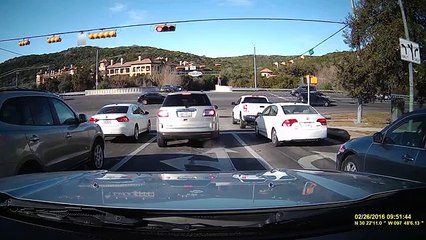 Dump Truck Plows Through Intersection