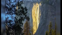 Amazing (VIDEO) Yosemite Firefall Phenomenon Horsetail Fall Captured (VIDEO)