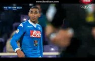 Christian Tello incredible technique shoot - Fiorentina vs Napoli 1-1 HD 29.02.2016