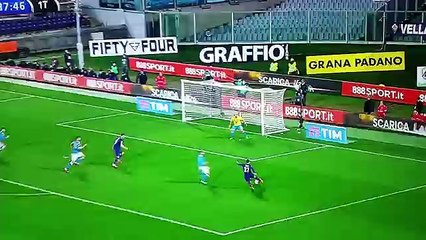 Fiorentina-Napoli Tello traversa !!!