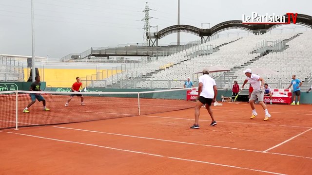 Tennis : quand Noah et Pioline gagnent contre Monfils et Gasquet