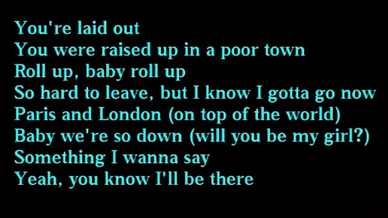 Justin Bieber Ill Be There (LYRICS VIDEO)