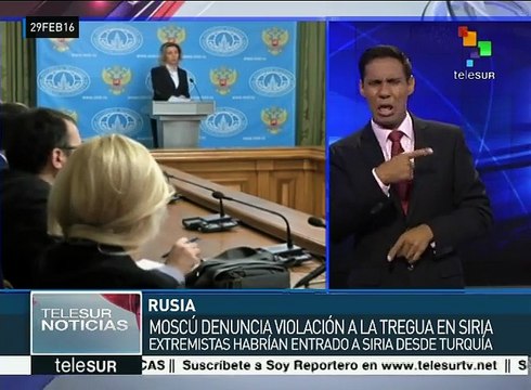 Denuncia Rusia ataques de extremistas en Siria apoyados por Turquía