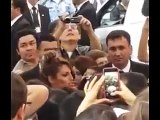 Vicky Xipolitakis abucheada en su visita al Papa Francisco Paraguay