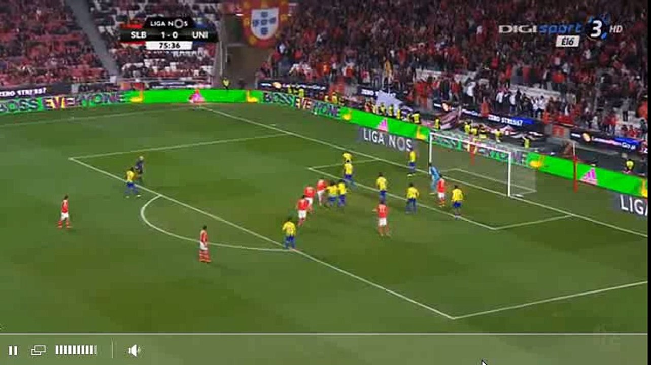 Jonas Goal - Benfica 2 - 0	U. Madeira - 29-02-2016