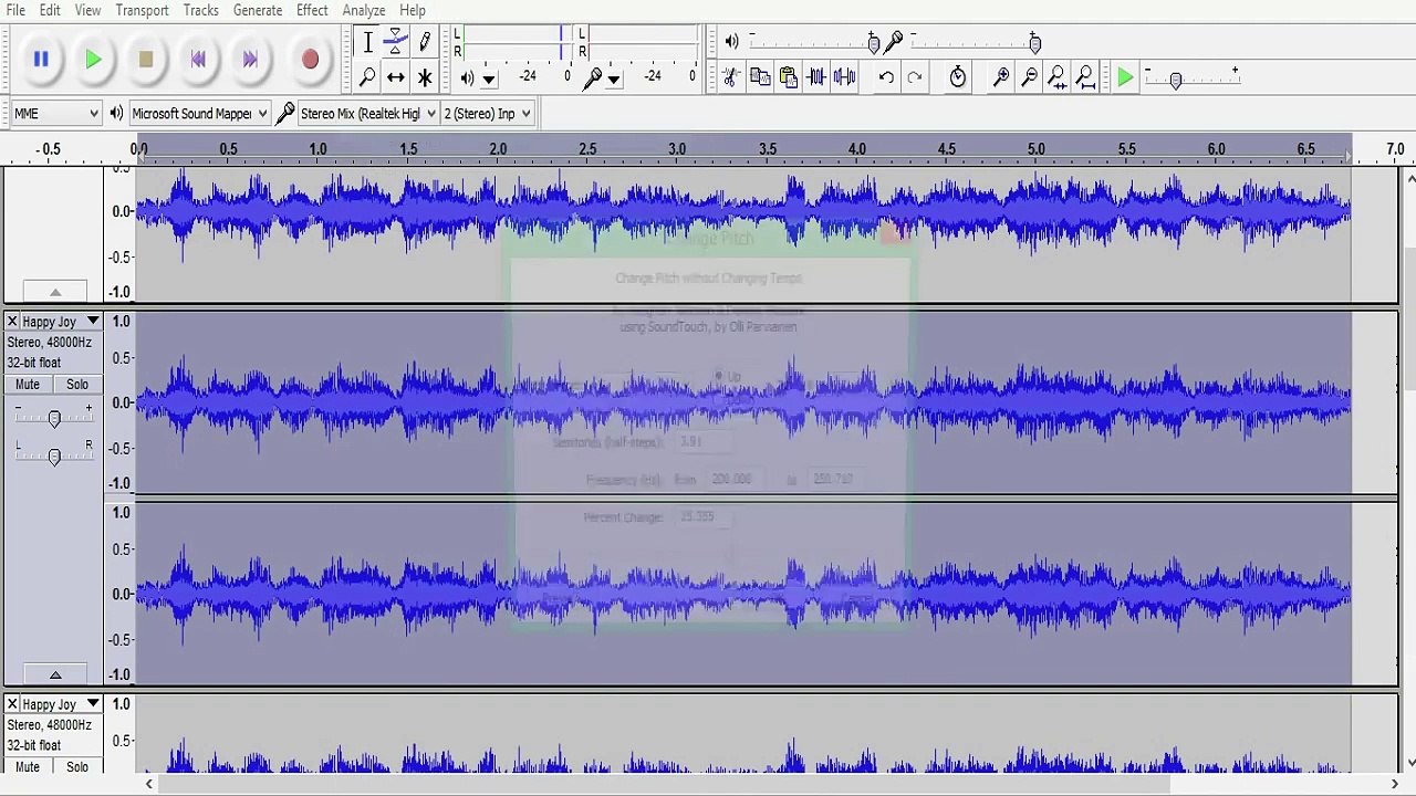 How to Make a G Major Audio File with Audacity [HD] video Dailymotion