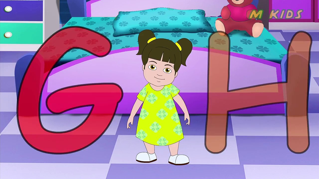 The ABCD Song (HD) - Rhyme Time - Popular Nursery Rhymes for Children