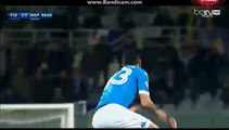 Raul Albiol horror faul  Kalinic - HD - Fiorentina 1-1 Napoli - 29.02.2016
