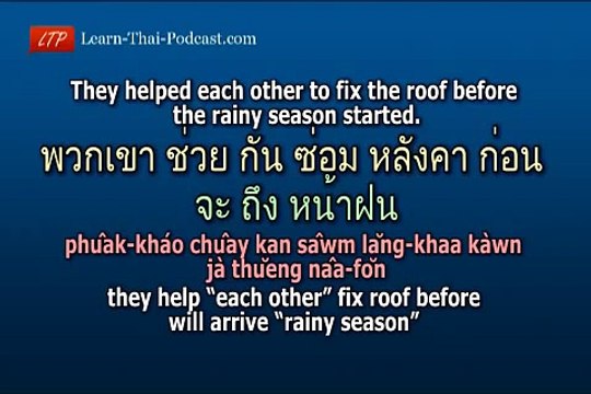 Thai Language Lesson Cycle: Vocabulary (Lesson 1)