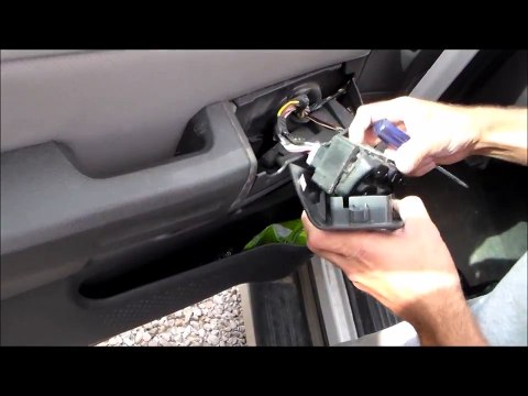 2001 2005 Ford Explorer / Mercury Mountaineer master power window switch installation.