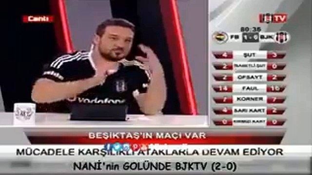BJK TV spikeri lafını bitirmeden gol oldu!