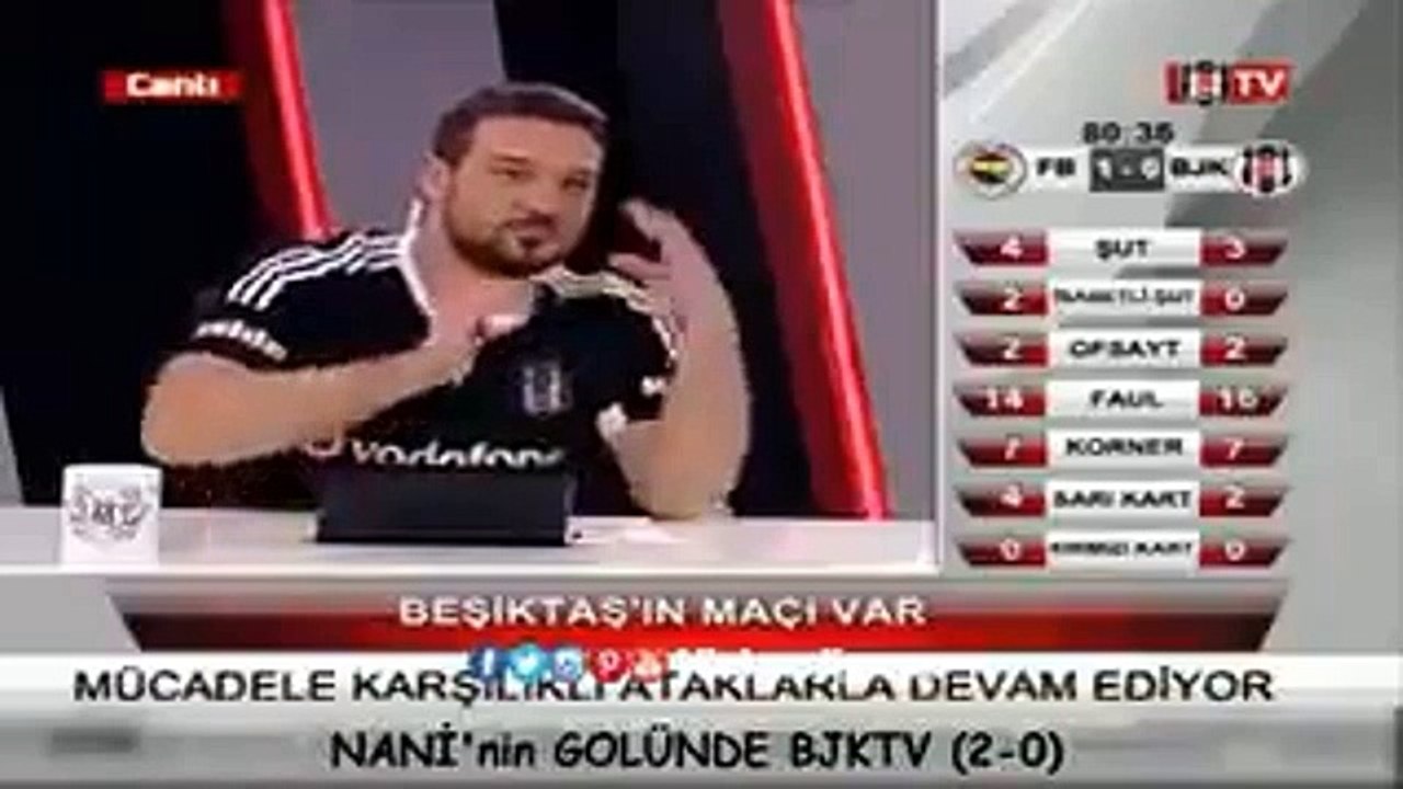 BJK TV spikeri lafını bitirmeden gol oldu!