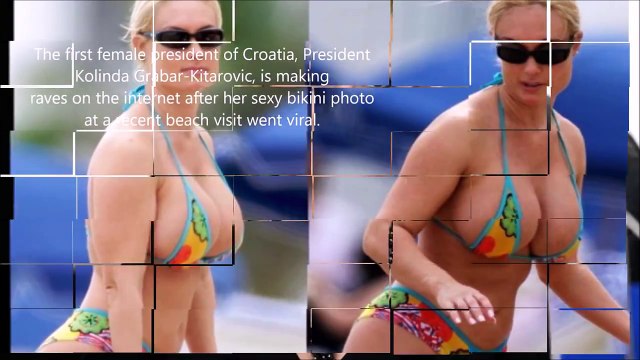 HOT BIKINI PHOTOS OF CROATIAN PRESIDENT KOLINDA GRABAR KITAROVIĆ BECOME VIRAL