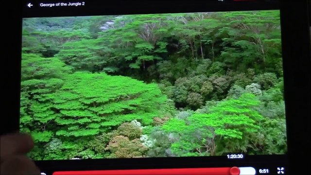 GEORGE OF THE JUNGLE 2 2003 VINE SWINGING & SURFING CLOSING SCENE