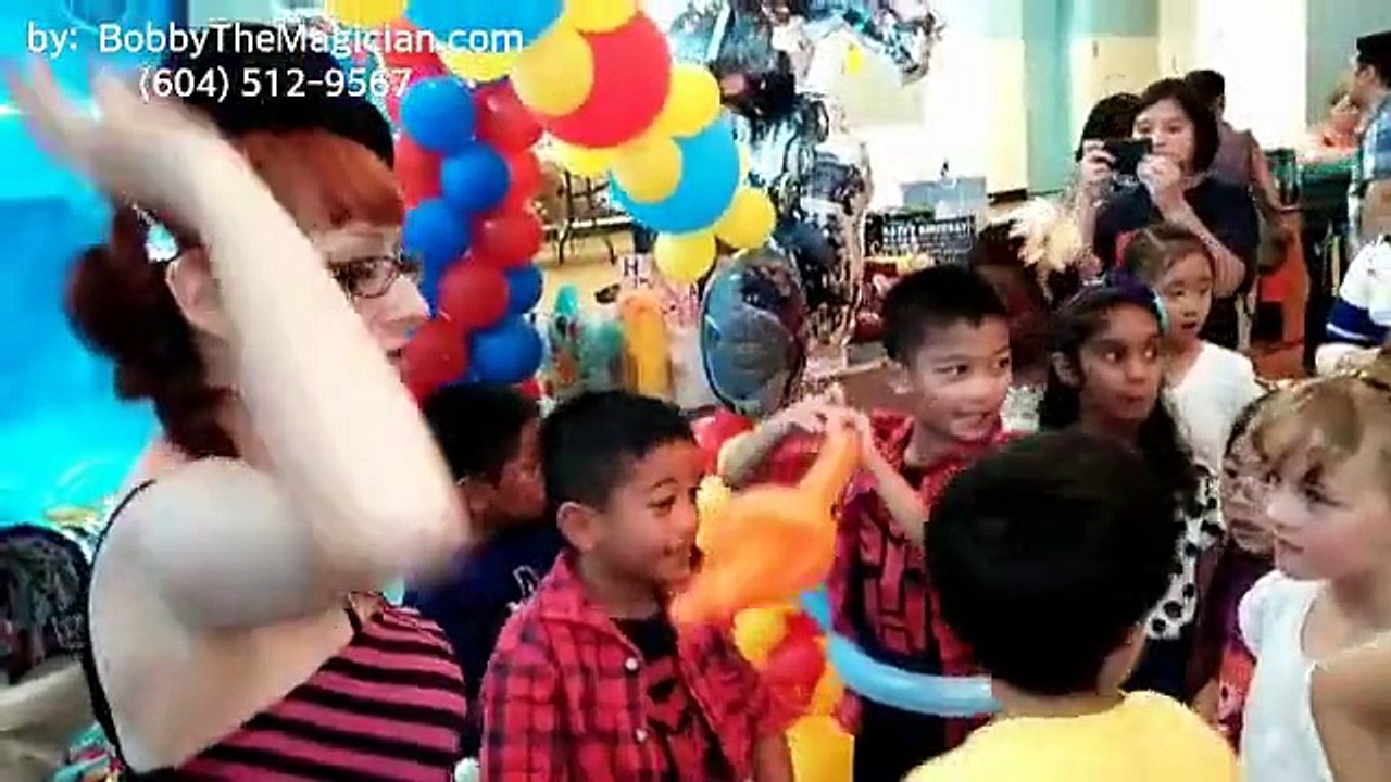 Get 3 Vancouver birthday clowns for the price of just 1 Burnaby Gigsalad or Surrey BC Craigslist magician .. compare to Raymond Wong, Vincent Ma