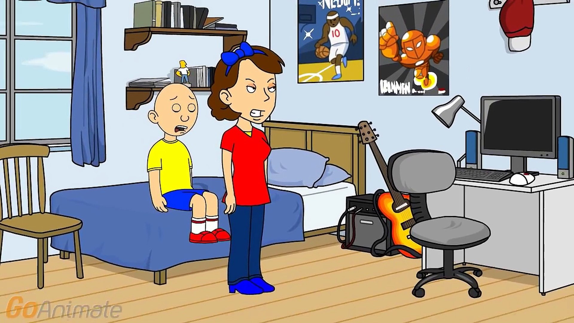 Caillou gets in trouble (For Isaac Anderson Animations Competition) -  Dailymotion Video
