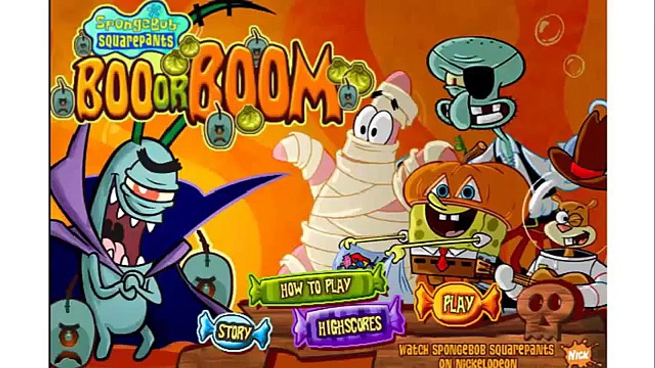 Spongebob Squarepants Cartoon Games | Full Episodes Sponge Out of Water Movie Game