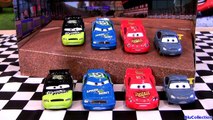 NEW Disney CARS Race Day Fan 4-Cars Marty Brakeburst 2013 Rust-eze Lightning McQueen, Spare O Mint
