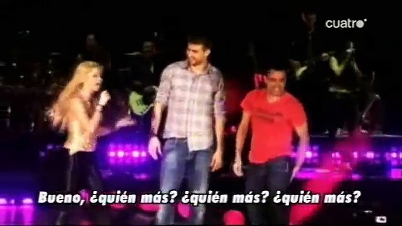 Pique a Shakira ¡Para ya, para ya!