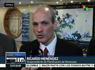 Venezuela presenta en China la agenda económica bolivariana