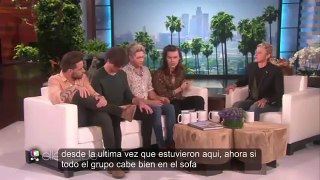 One Direction hablando sobre zayn en The Ellen Show 2015 [Subtitulado]