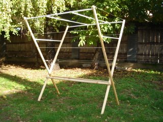 Kako napraviti stalak za susenje vesa