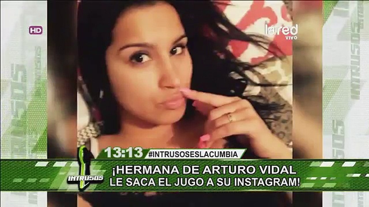 ¡Hermana de Arturo Vidal la rompe en Instagram!