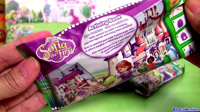 6 Clay Buddies SURPRISE Sofia the First Blind Bags Princess Amber, Prince James, Jade DIY Play Doh