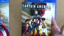 Captain America blu ray 3D unboxing review from The Avengers
