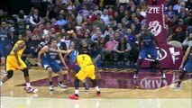 Kyrie Irving Crosses-Up Tayshaun Prince and Drains the Three