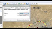 Determining Area using Google Earth Pro (Kurdish)