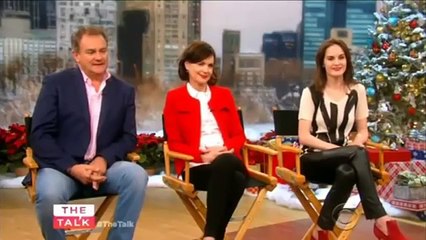 The cast of Drama Series Downton Abbey Interview ! 10th DEC 2015