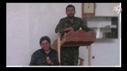 Şadida köyünde camiye giren pislik YPG’liler kendilerince İslam’la alay ediyorlar.
