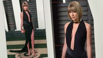 Taylor Swift: Ultra Sexy, Most Skin-Baring Dress Yet At Vanity Fair Oscar Party!
