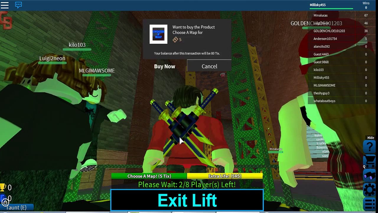 Roblox Gameplay Flood Escape
