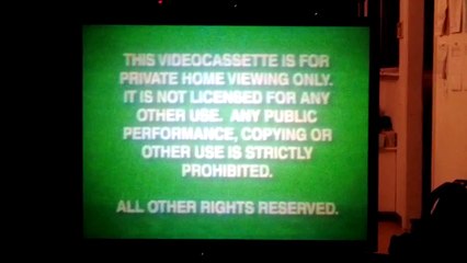 Opening to Hercules 1997 VHS damaged version