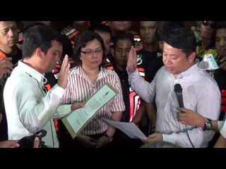 Kid Peña takes oath as acting Makati City mayor