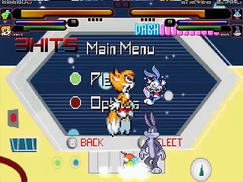 M.U.G.E.N Episode 2172 Sparky and Tails vs Buster Bunny and Bugs Bunny