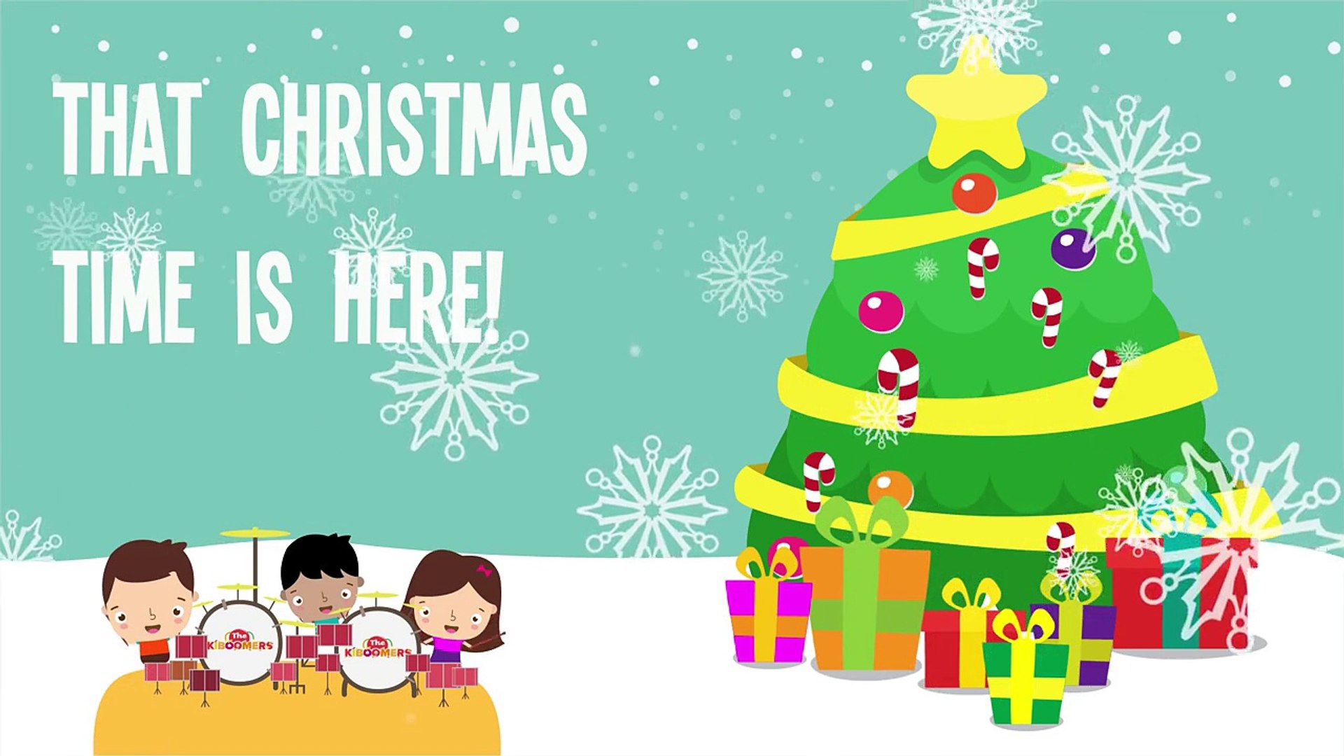 Christmas Time Is Here | Ring Ring Ring the Bells | Christmas Song Lyrics  for Kids - Vidéo Dailymotion