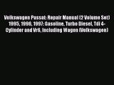 [PDF] Volkswagen Passat: Repair Manual (2 Volume Set) 1995 1996 1997: Gasoline Turbo Diesel