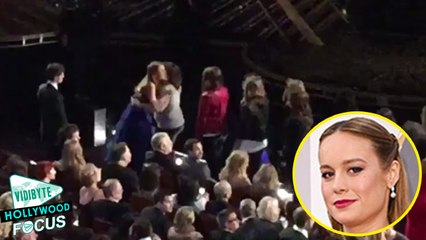 Brie Larson Hugs Abuse Survivors From Lady Gaga’s Oscar Performance — Watch