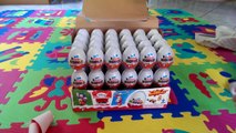 72 Kinder Surprise Eggs box unboxing! Überraschungs eier