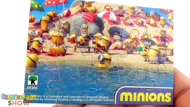 3 Surprise Eggs Minions Despicable Me Kinder Surprise Eggs for Boys and Babies