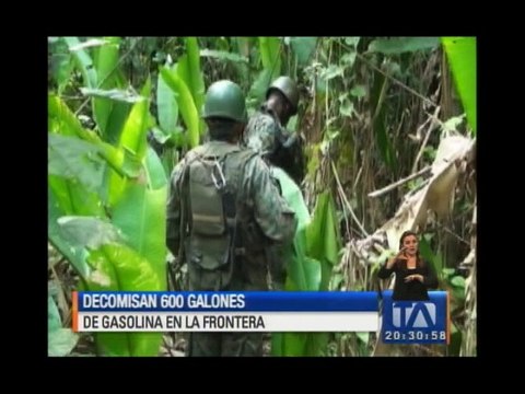 Decomisan 600 galones de gasolina en la frontera