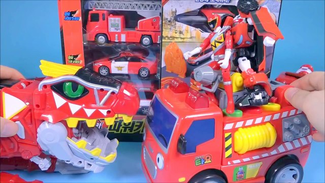 타요 월드카 파워키 Fire station car toys Robocar Poli Tayo the little bus 폴리 �