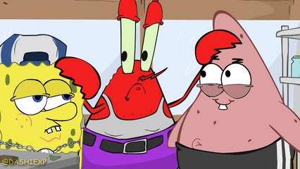 SPONGEBOBBY SWEATPANTS [GHETTO SPONGEBOB]