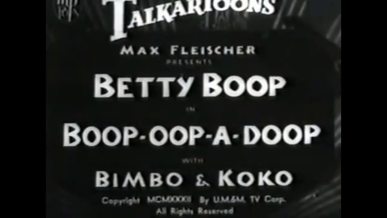 Betty Boop - Boop-Oop-a-Doop with Electronic Sounds