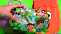 Dora Explorers Backpack Surprise Eggs with Talking Rescue Backpack Diego Surprise Eggs