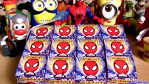 Spiderman Choco Treasure Toy Surprise Eggs DC Marvel Sorpresa Huevos by ToysCollector