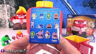 Giant INSIDE OUT ANGER Lego Head Play-Doh Makeover! New Toys From Disney Movie By HobbyKid